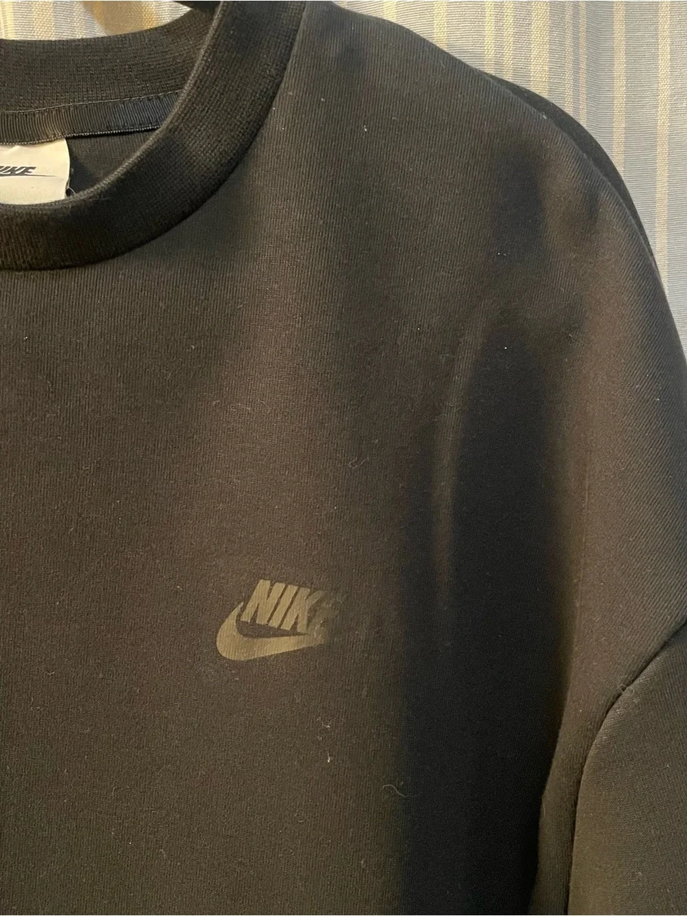 Nike WOMEN'S TECH FLEECE LONG SLEEVE DRESS - BLACK/BLACK